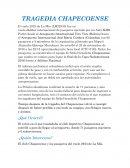 TRAGEDIA CHAPECOENSE