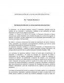 Tópicos de Evaluación Educativa