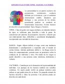 DIFERENCIAS ENTRE TIPOS, RASGOS, FACTORES