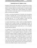 Panorama social en américa latina