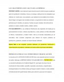 LAS CARACTERÍSTICAS DE CADA UNA DE LAS EMPRESAS