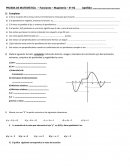 PRUEBA DE MATEMÁTICA – Funciones – Magisterio – 3º H2
