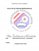 Apreciacion critica caso ENRON