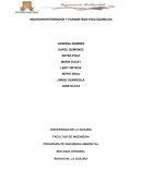 BIOINDICADORES Y PARAMETROS FISICOQUIMICOS