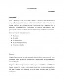 La Metamorfosis Franz Kafka. Vida y obras