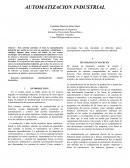 AUTOMATIZACION INDUSTRIAL