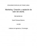 Marketing. Creación y captación de valor del cliente