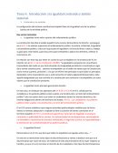 Introducción a la igualdad contenido y ámbito material.