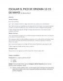 ESCALAR EL PICO DE ORIZABA 12-15 DE MAYO