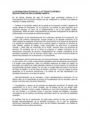 LA INTERNACIONALIZACIÓN DE LA ACTIVIDAD ECONÓMICA: