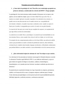 Preguntas acerca de la película Amour. Página 1