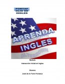 Modulo Interacción inicial en ingles