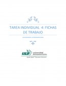 TAREA INDIVIDUAL 4: FICHAS DE TRABAJO