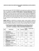 CONTRATO DE OBRA PARA CONSTRUCCION DE OBRAS TRANSVERSALES, BATEAS, MURO EN GAVION