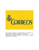 CASO PRÁCTICO: CORREOS: LA RELACIÓN ENTRE LA ESTRATEGÍA Y LA ESTRUCTURA ORGANIZATIVA EN CORREOS Y TELEGRAFOS.