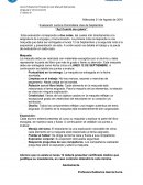 Evaluación Lectura Domiciliaria mes de Septiembre “Ay! Cuanto me quiero”