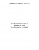 Resumen de Libro Lean Manufacturing