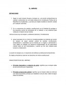 EL AMPARO DEFINICIONES