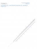 Características y antecedentes de la literatura occidental. Género lírico.