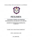 Guía para el diseño de programas socioeducativos de atención a la infancia