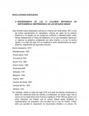 INDEPENDENCIA DE LAS 13 COLONIAS BRITANICAS EN NORTEAMERICA/ INDEPENDENCIA DE LOS ESTADOS UNIDOS