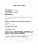 Enfermedad en el estómago y fuerte necesidad por tocar gente para curarse.