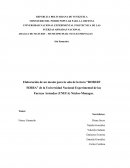 Elaboración de un mesón para la sala de lectura “ROBERT SERRA”
