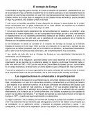 El consejo de Europa