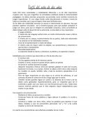 Perfil del niño de dos años