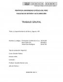 Tipo de evaluación: Reporte 1 Curso: Gestión Pública