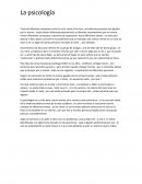 La psicología Trata de diferente conceptos como lo es la razón O lo fisco