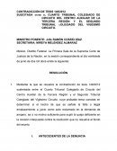 CONTRADICCIÓN DE TESIS