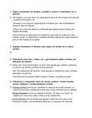 Explica brevemente ser humano, sociedad y cultura y relaciónalos con el derecho