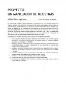 PROYECTO UN MANEJADOR DE MUESTRAS