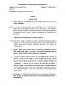 Investigación de Mercados CASO 1 SELVA CAFÉ