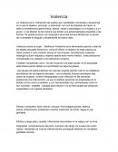 Violencia es la interacción de sujetos que manifiestan conductas
