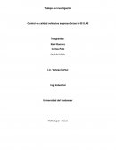 Control de calidad vehículos empresa Grúas la 55 S.AS