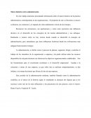 Marco histórico de la administración