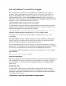 Sociedad en comandita simple: Fiscalización de operaciones, razón social y disposiciones legales