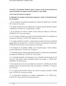 Actividad 1: Del siguiente listado de gastos e ingresos en los que ha incurrido una empresa dedicada a la compra-venta de prendas de vestir