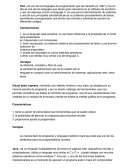 Lenguajes programacion