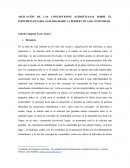 Aplicación de concepciones Schmittianas a la historia Colombiana.