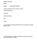 Examen 2º Geografía e historia