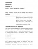 DEMANDA DE ALIMENTOS NOMBRE Y DIRECCIÓN DEL DEMANDADO