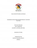 PROGRAMA DE RELACIONES INTERNACIONALES Y ESTUDIOS POLITICOS
