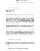 UN NOMBRE Y DOMICILIO DE QUIEN PROMUEVE EN SU NOMBRE.