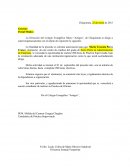 La finalidad de la presente es solicitar autorización para que María Yessenia Pérez Franco, alumno(a) de este centro de estudios del grado de Sexto Perito en Administración de Empresas