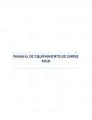MANUAL DE EQUIPAMIENTO DE CARRO ROJO