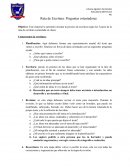 Ruta de Escritura: Preguntas orientadoras