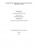 DEFINICION DEL CODIGO DE ETICA RELACIONADO CON SU PROFESION Y OFICIO